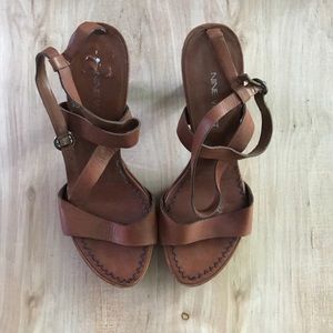 Brown Stappy Heels